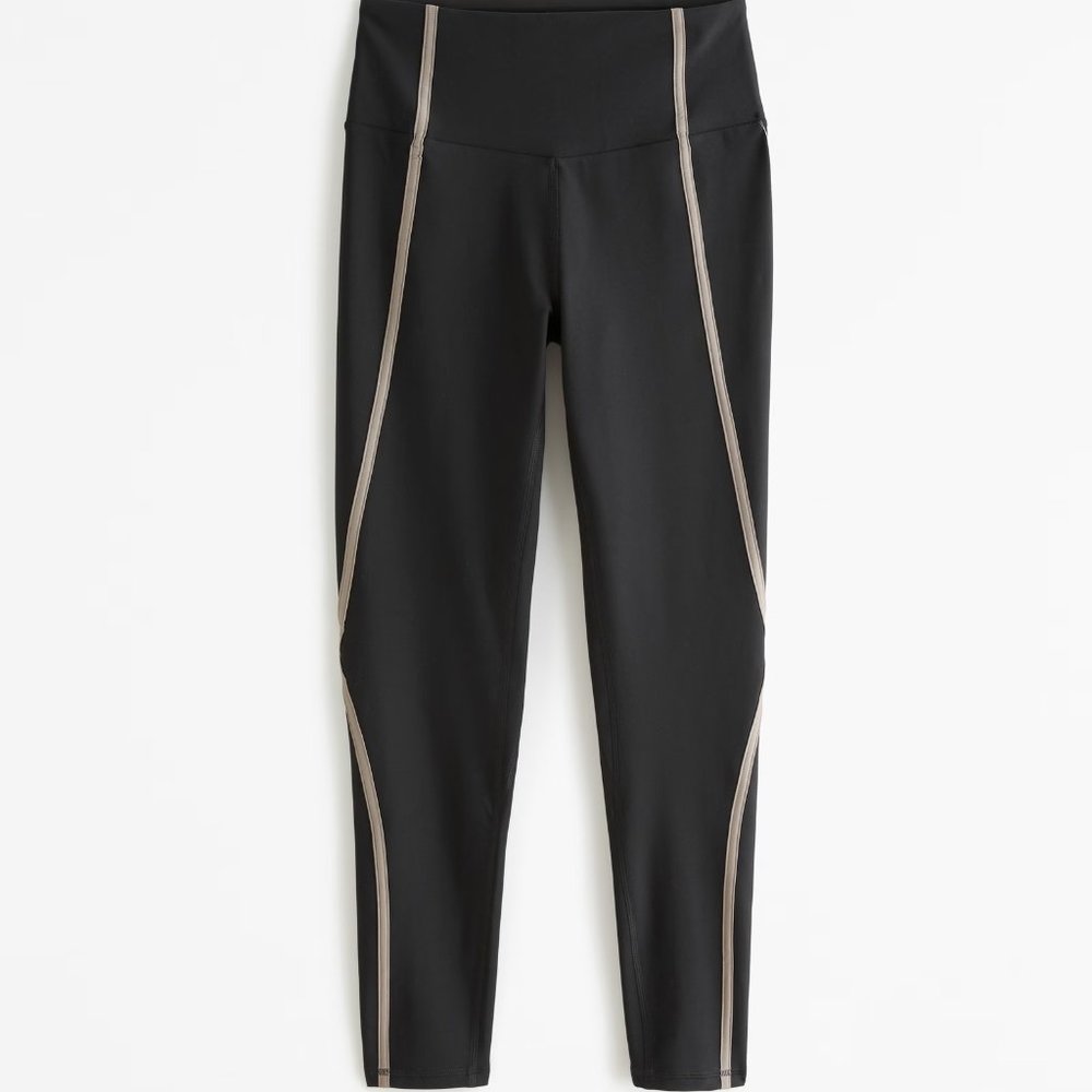 Abercrombie & Fitch YPB sculptLUX 7/8-Length Legging NWT, Onyx, XL